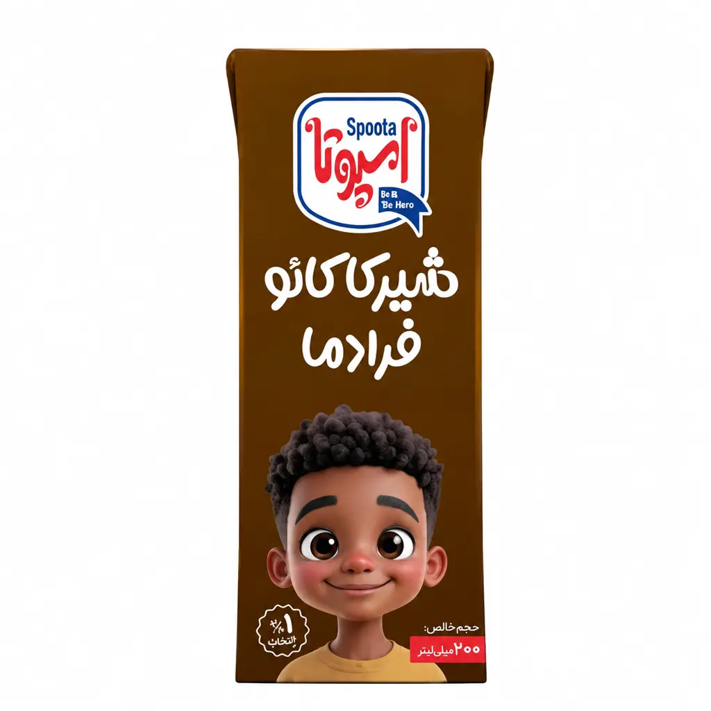 شیر کاکائو اسپوتا