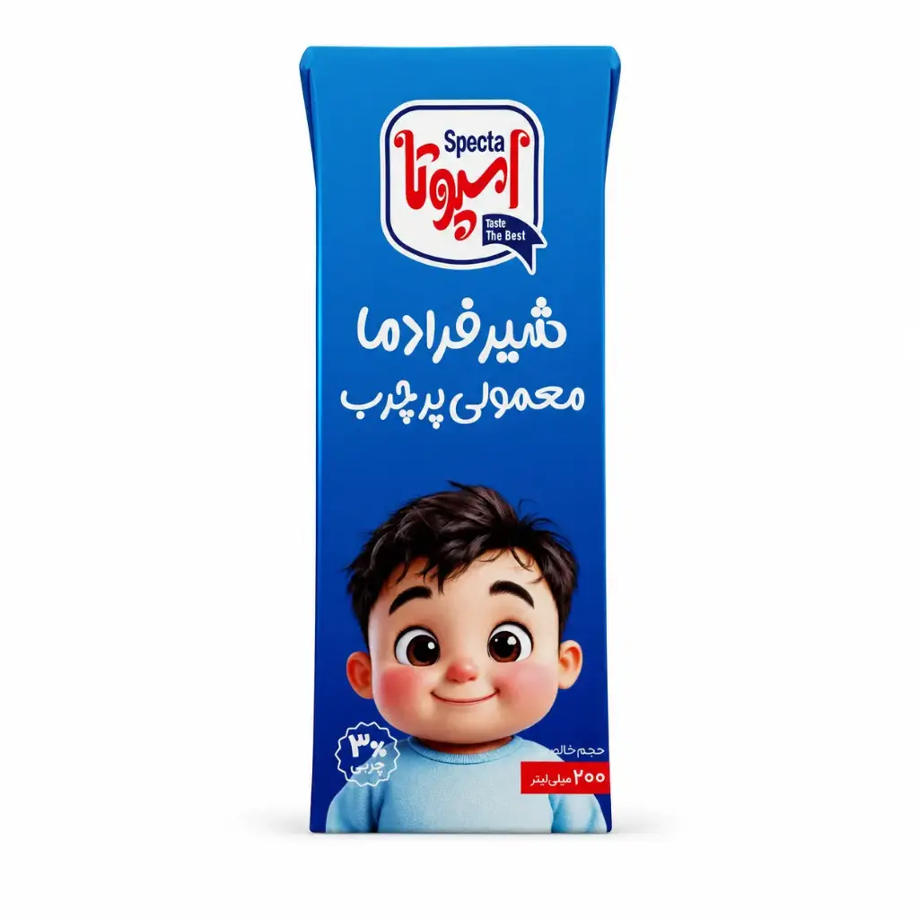 شیر۲۰۰پرچرب اسپوتا