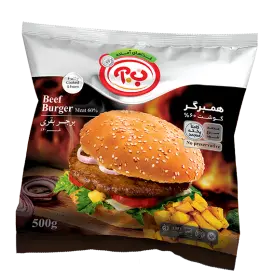 همبرگر۶۰%ب.آ